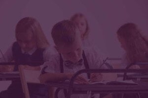 children in classroom